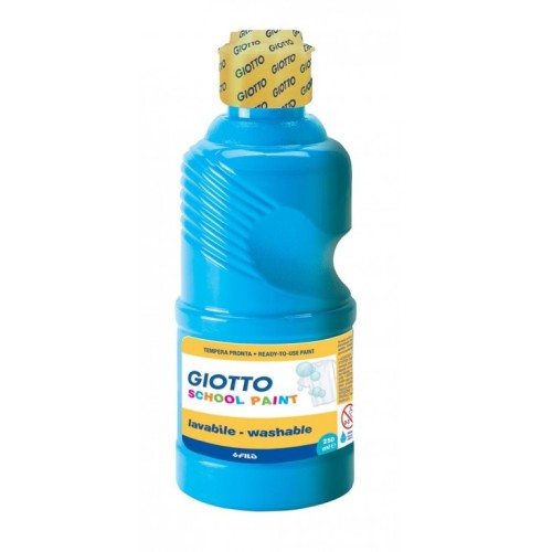 Tempera pronta 250ml giotto ciano