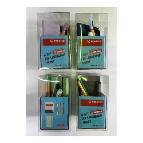 Smart deskset Tinta Unita con stabilo