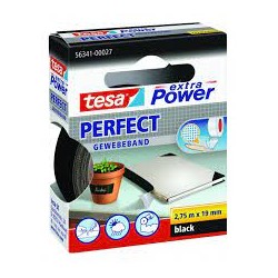 Nastro adesivo Telato Nero 2,75mx19mm
