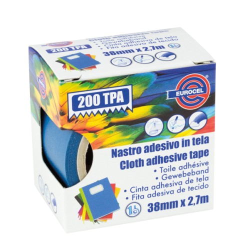 Nastro adesivo Telato TPA Blu 200 38mmx2,7mt