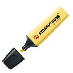 Evidenziatore stabilo boss pastel giallo banana 70/144