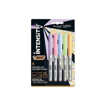 Intensity Marker Pastel Bic blister 5 pz