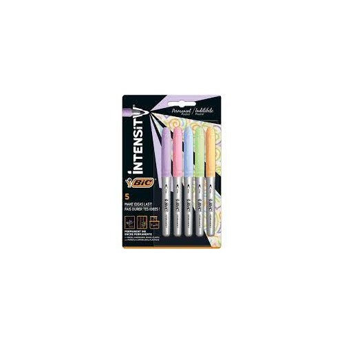 Intensity Marker Pastel Bic blister 5 pz