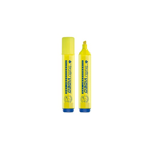 Evidenziatore tratto video giallo