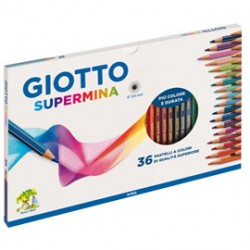 Astuccio 36 pastelli supermina giotto