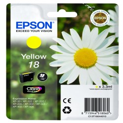 Cartuccia Epson 18 giallo 3,3ml serie margherita