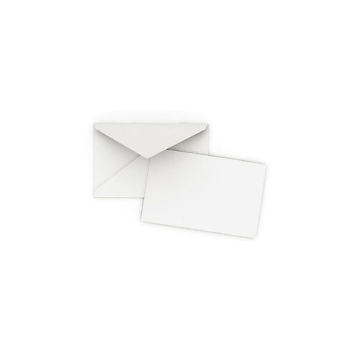 Scatola 200 biglietti + 200 buste / bianco -...