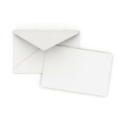 Scatola 200 biglietti + 200 buste / bianco - f.to 9