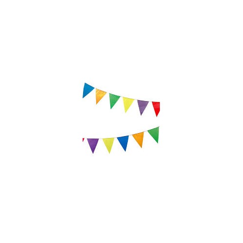 Festoni - bandierine colorate (carta)