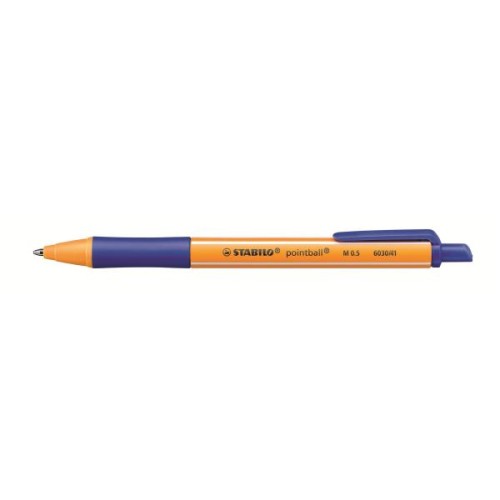 Penna a sfera a scatto Stabilo Pointball 0,5 M blu