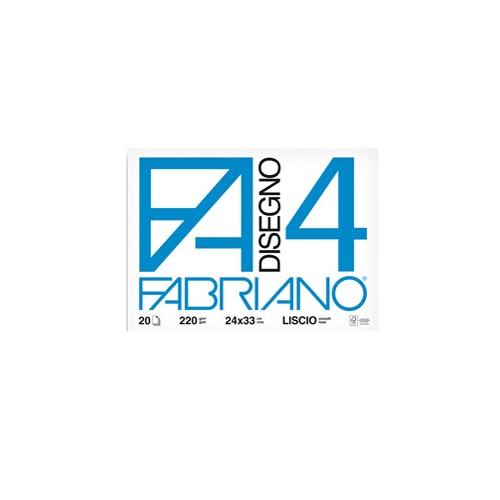 Album blocco Fabriano 4 F4 24x33cm 220gr 20fg...
