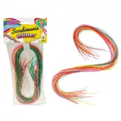 FILI SCOUBIDOU MANIA GLITTER 40 PZ 80 CM 1,8MM