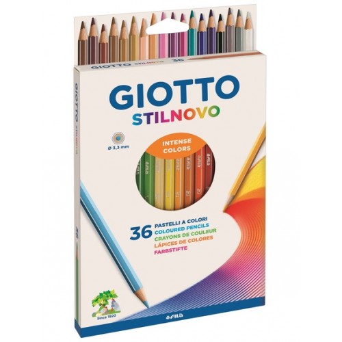 Giotto stilnovo 36 pastelli a colori