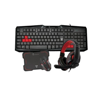 Kit Gaming 2 - 4 in1 - Tastiera,Cuffia,Mouse,Mousepad