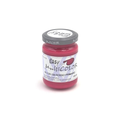 Acrilico Rosso Primario - Barattolo 130 ml