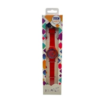 Orologio da polso in silicone Rosso/Blu