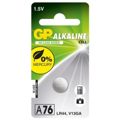 GP batteria a bottone: 1,5V - LR44