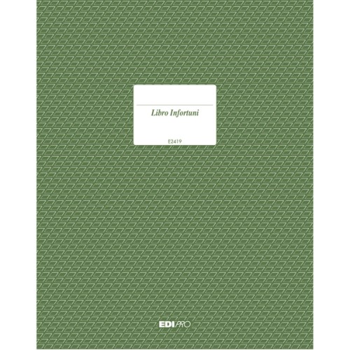 Registro infortuni - 31 x 24,5cm - 15 pagine