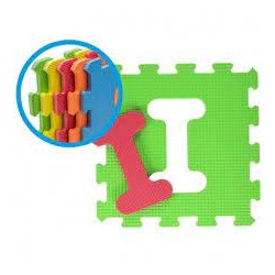 Tappetini morbidi da costruire con lettere staccabili
