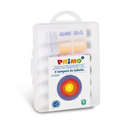 Astuccio 6 tubi tempera 18ml primo
