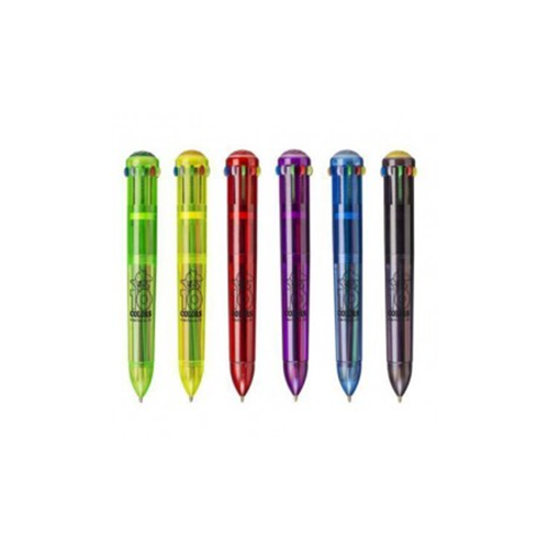 Penna 10 colori Fluo - Colori assortiti
