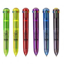 Penna 10 colori Fluo - Colori assortiti