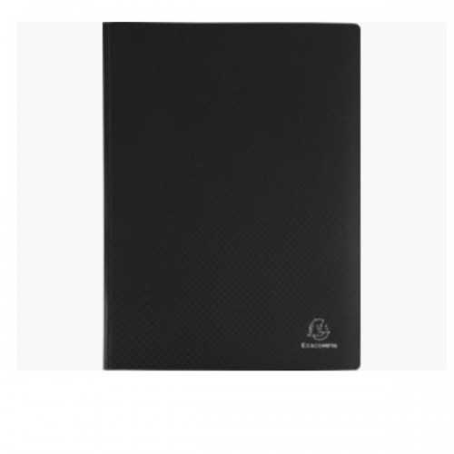 Portalistino A4 20 buste nero Exacompta