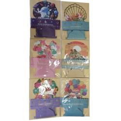 Biglietti Pop Up Everyday Round Style soggetti assortiti